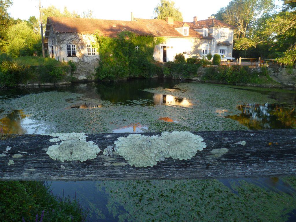 Le moulin vu du pont